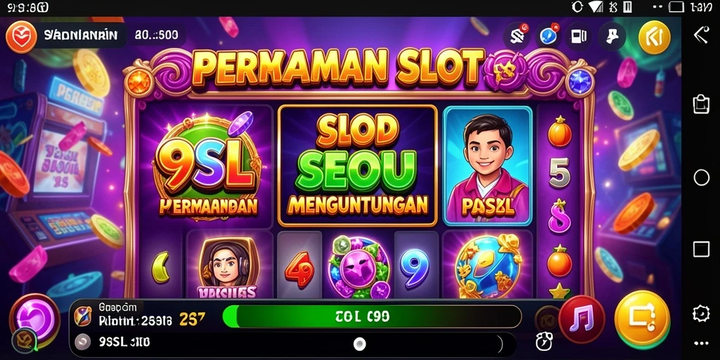 Tampilan permainan slot di 9SL dengan grafik yang menarik.