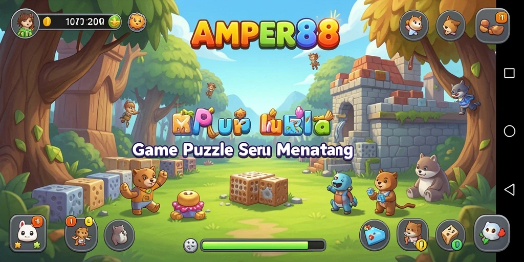 Tampilan gameplay AMPER88 yang menantang dan menarik perhatian.
