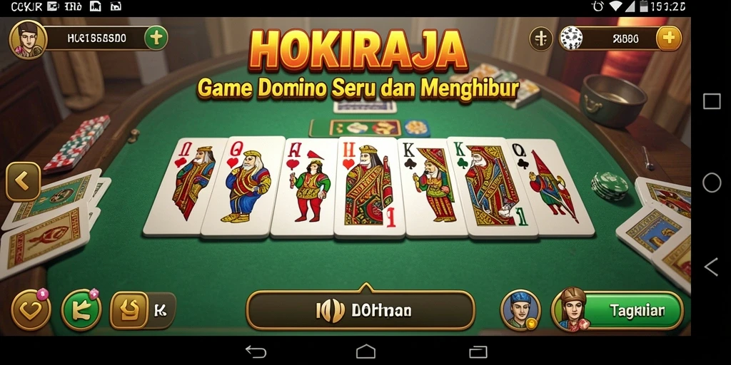 Tampilan gameplay HOKIRAJA yang seru dan interaktif.