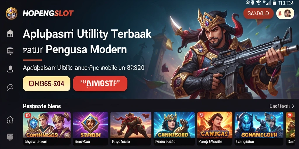 Tampilan antarmuka HOPENGSLOT yang modern dan mudah digunakan.