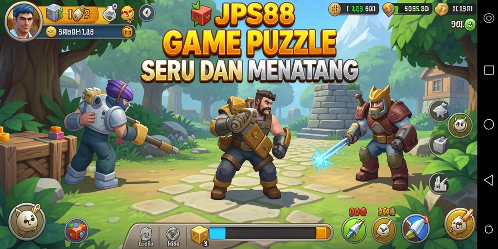 Tampilan gameplay JPS88 yang menantang dan seru dalam genre Puzzle.