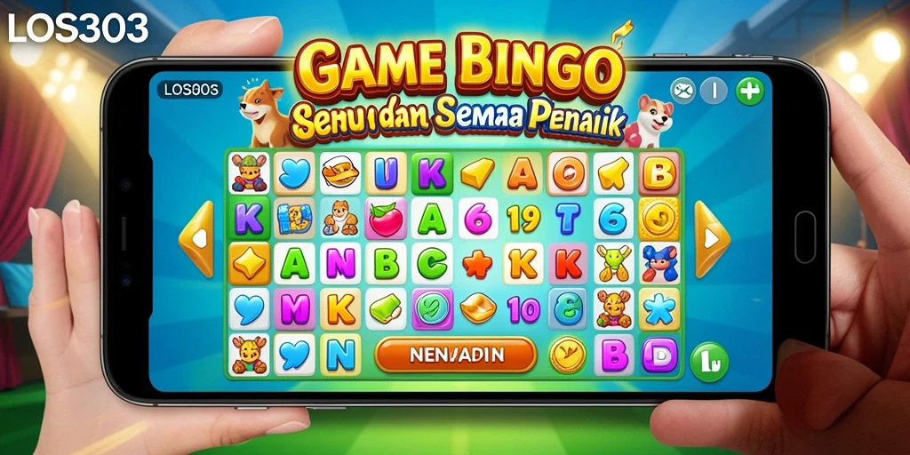 Tampilan gameplay seru dan dinamis dalam permainan Bingo.