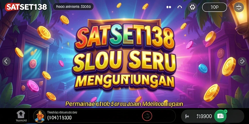 Tampilan menarik dari gameplay Slot dalam SATSET138 yang mendebarkan.